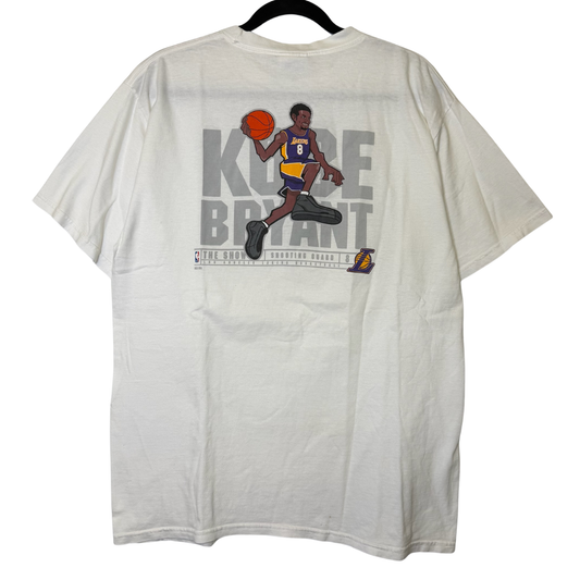 90s "The Show" Kobe Bryant Nike LA Lakers NBA T-Shirt Sz M (B2867)