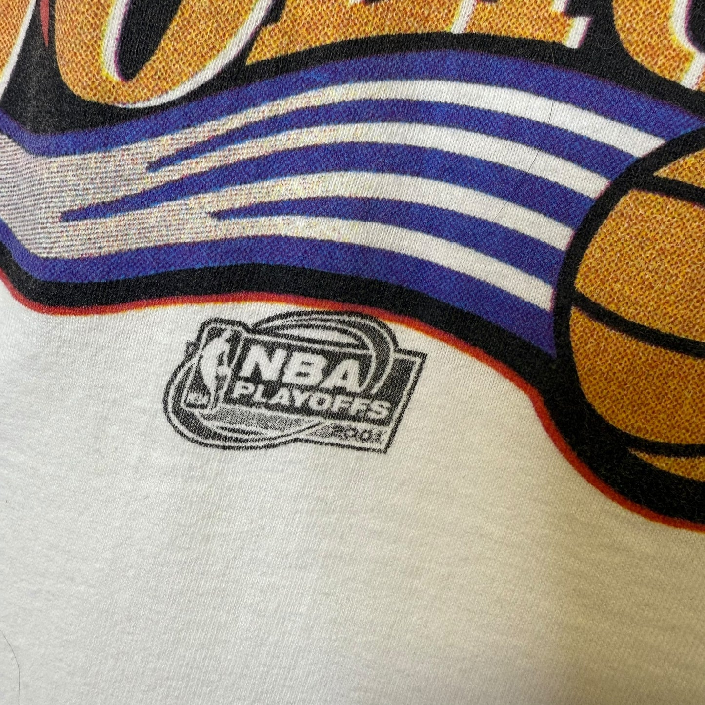 2001 Allen Iverson 76ers NBA Finals T-shirt Sz 2XL (A3765)