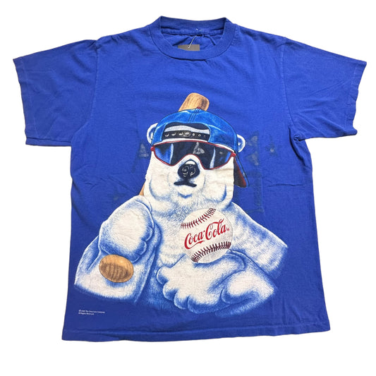 1995 Cola Cola Bear T-Shirt Sz L (A4648)