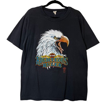 90's Righteous Ruler Harley Davidson Eagle T-Shirt Sz XL (B1153)