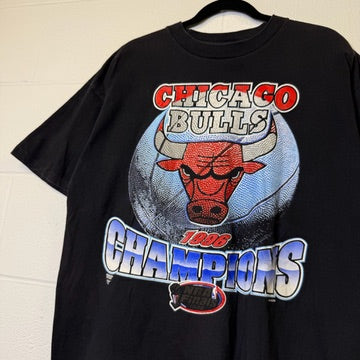 90's Chicago Bulls NBA T-Shirt Sz L (B2185)