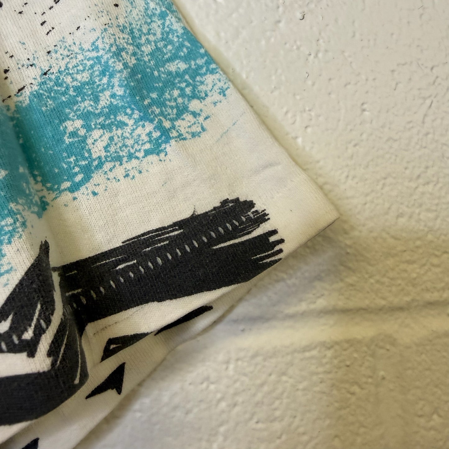 90's San Antonio Spurs David Robinson NBA AOP T-Shirt Sz L (B2194)