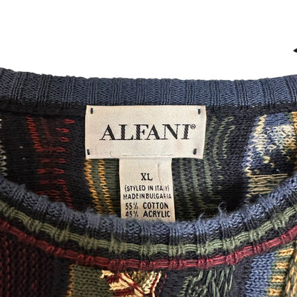 90's Coogi Style Sweater by Alfani Sz XL (A7453)