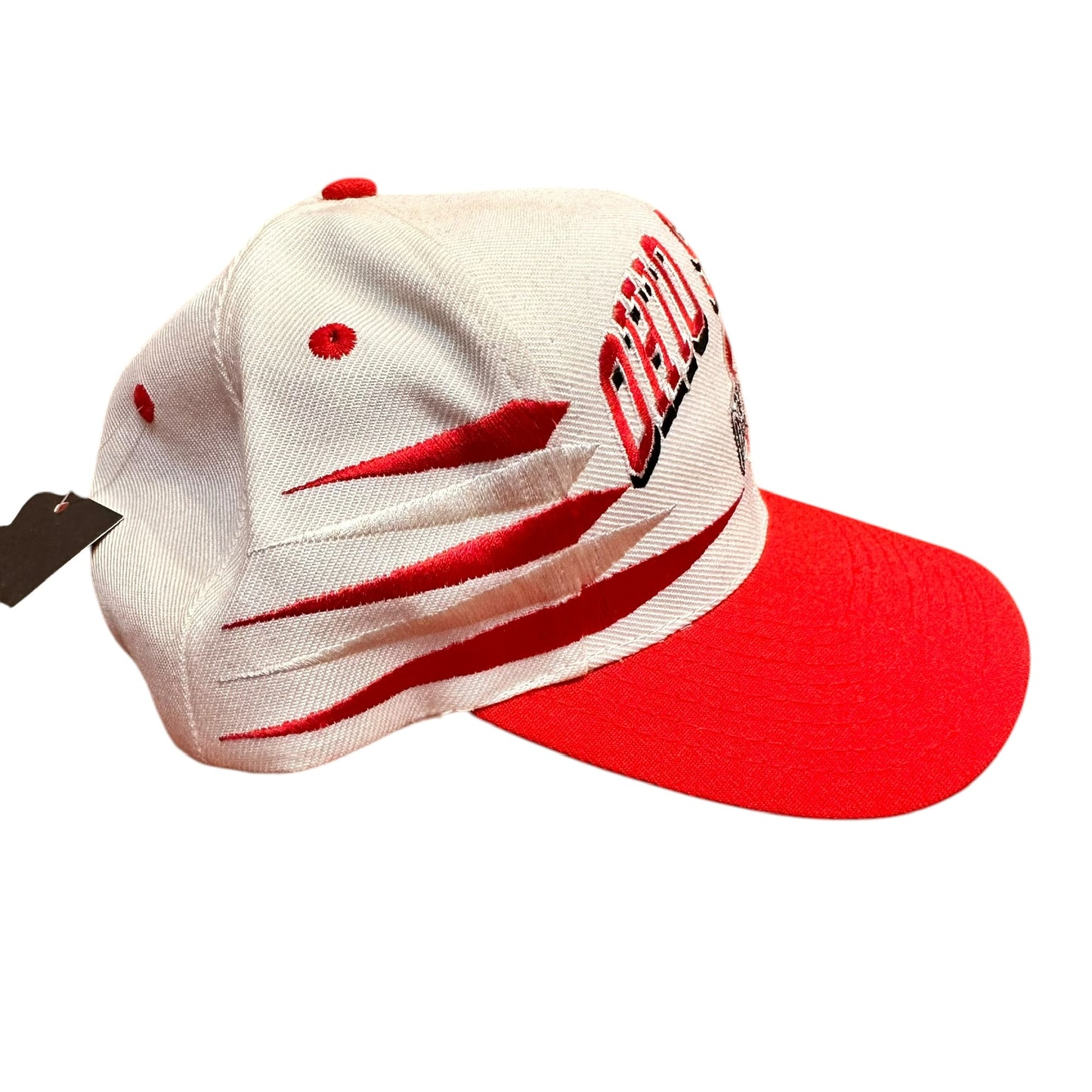 90's Ohio State Diamond Cut Logo Athletics SnapBack Hat