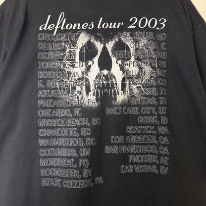 2003 Deftones Self Titled Tour T-Shirt Sz XL (B2643)