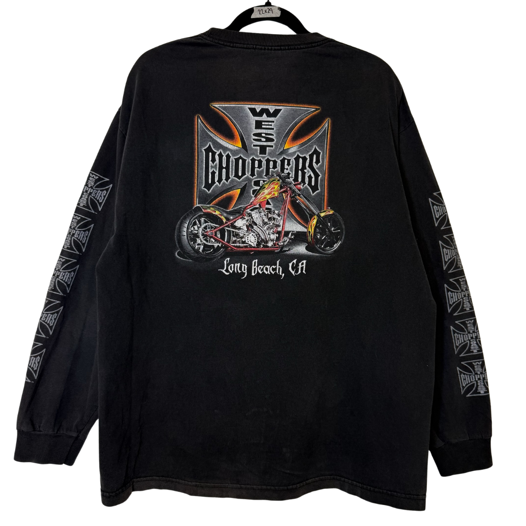 2000s West Coast Choppers Long Sleeve Shirt Sz XL