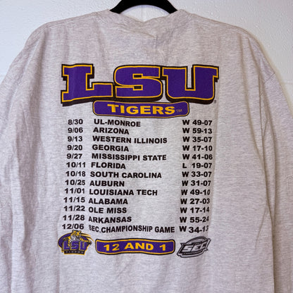 2003 LSU Tigers NCAA Champions Long Sleeve Sz XL (B2400)