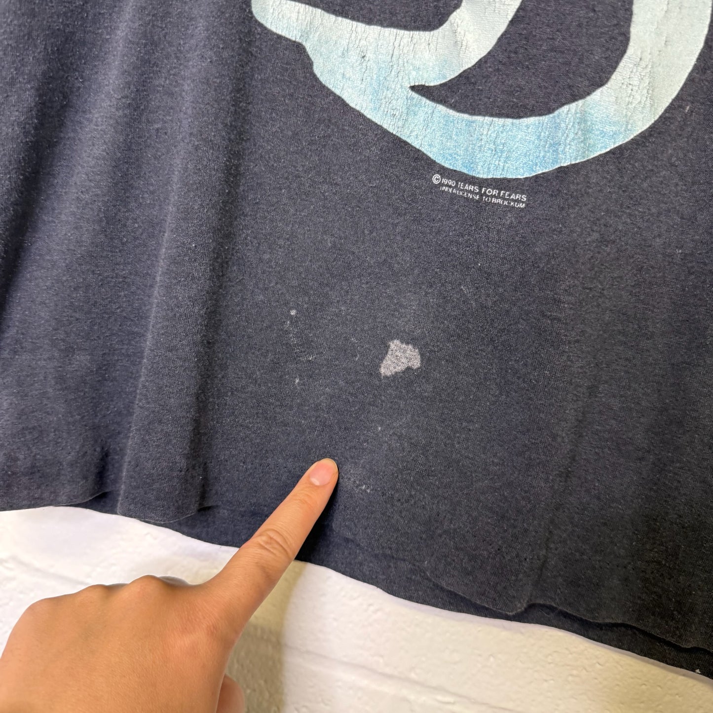 1990 Tears for Fears Tour T-Shirt Sz M (B610)