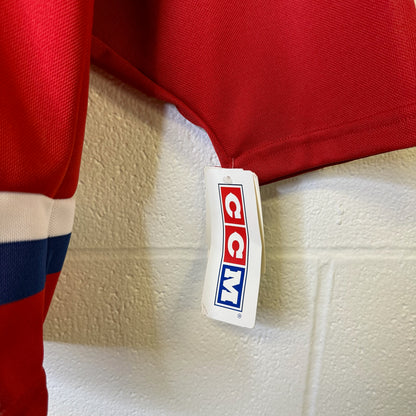 90's Montreal Canadiens Hockey NHL Jersey CCM Sz M (B1970)