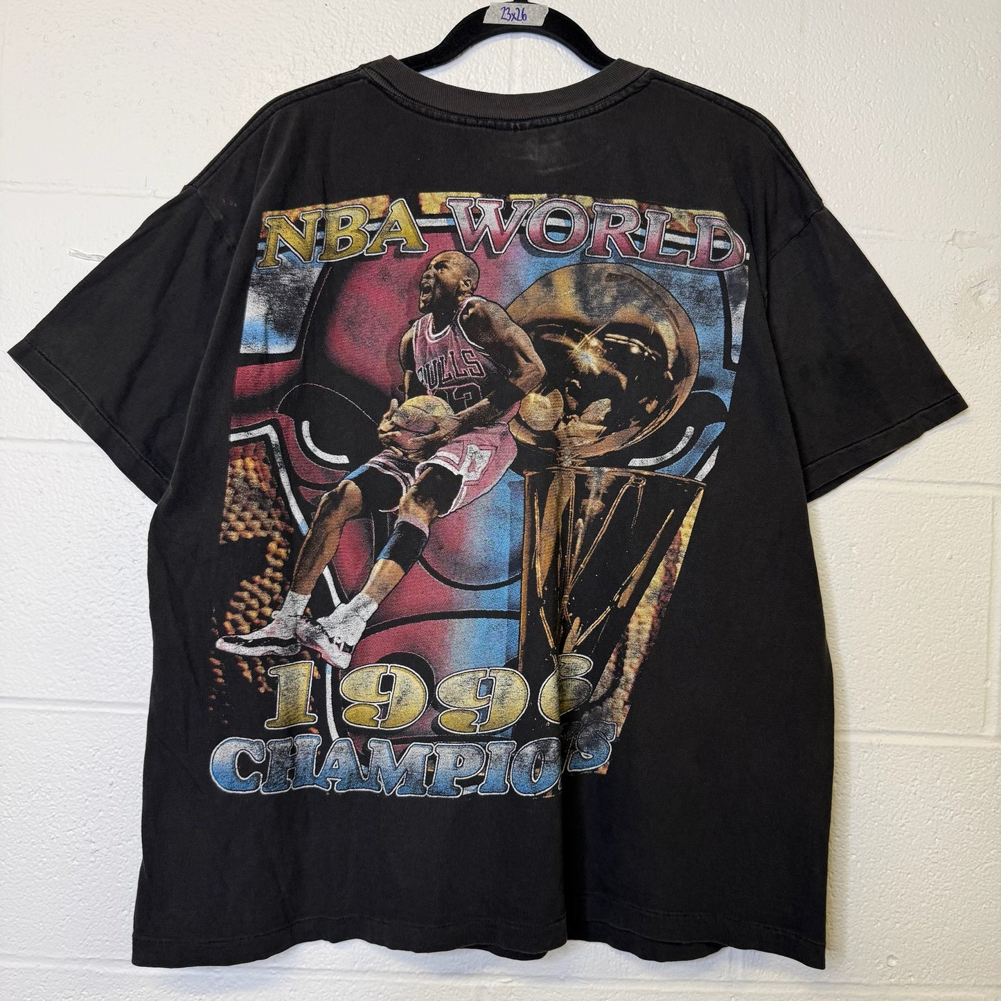 90's Chicago Bulls Rap Tee NBA T-shirt Sz XL (B439)