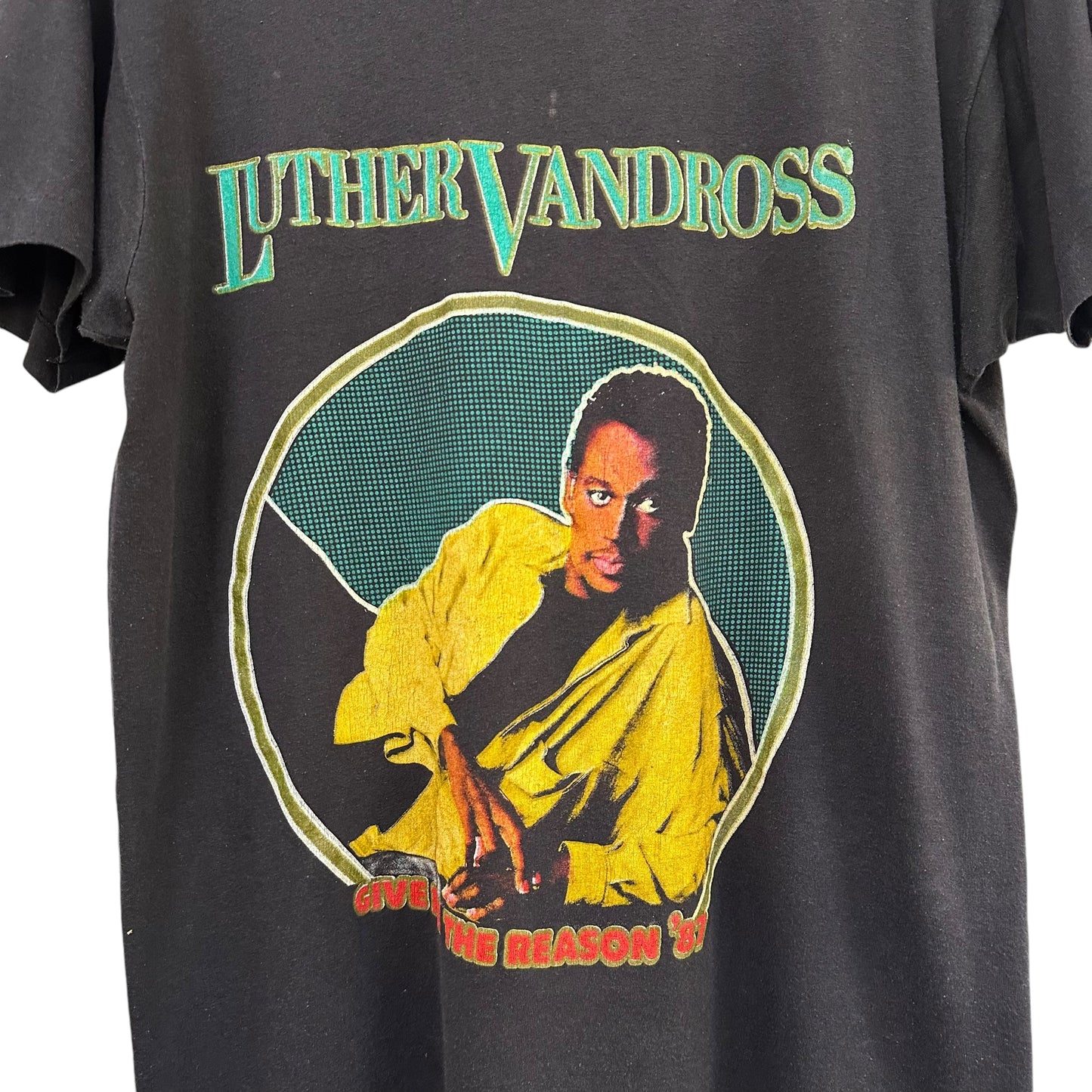 1987 Luther Vandross T-Shirt Sz L (A6226)