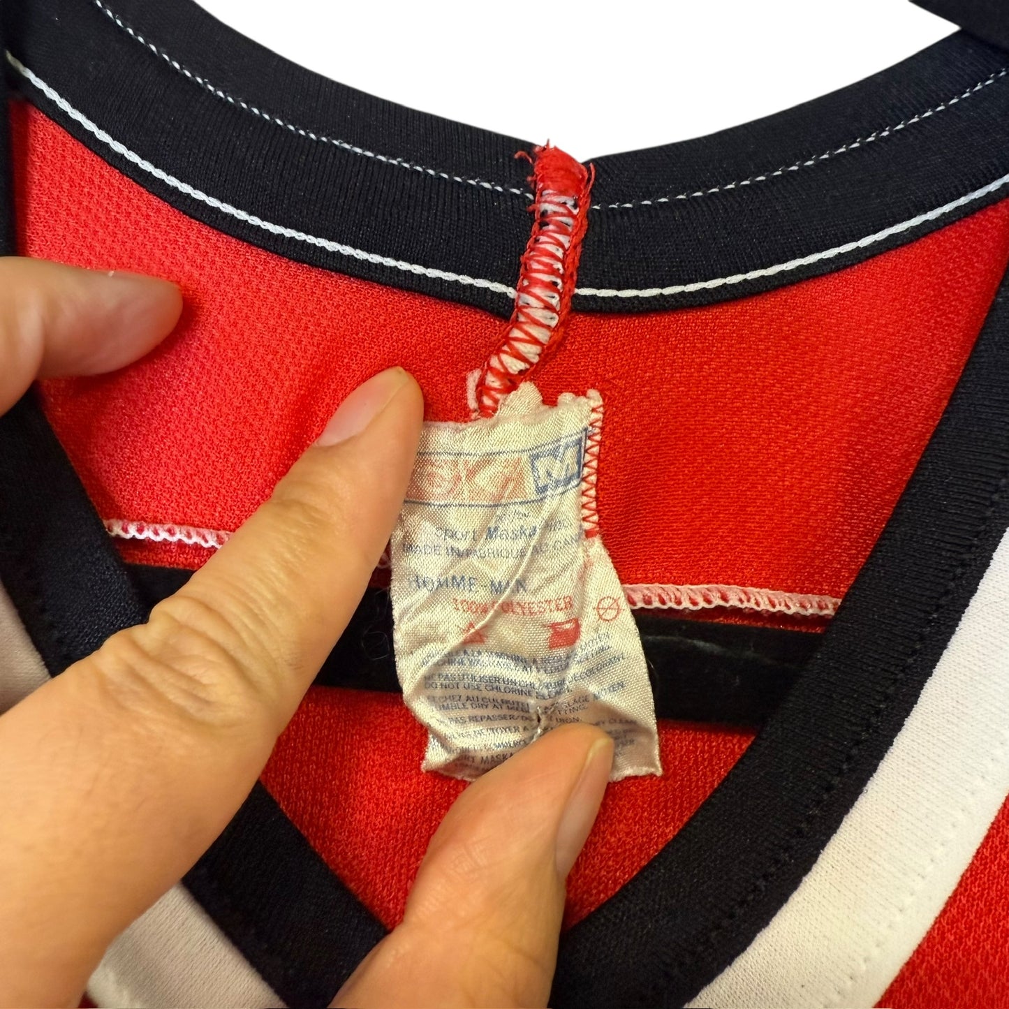 90s Chicago Blackhawks Jonathan Towes NHL Hockey Jersey