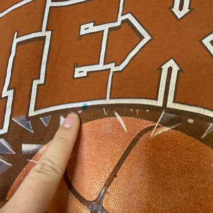 90's Texas Longhorns NCAA T-Shirt Sz L  (B2168)