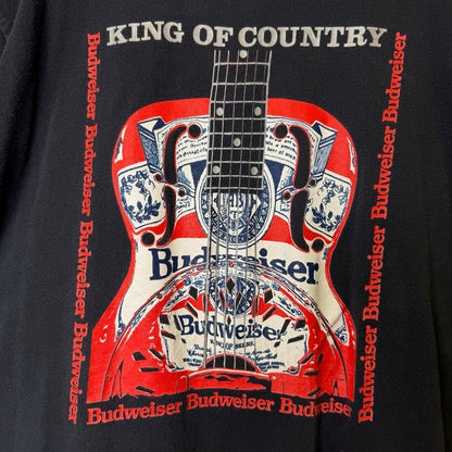 90's Budweiser Guitar T-shirt Sz XL (B1407)