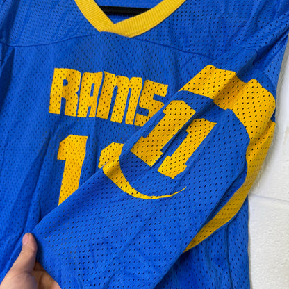 Vintage 80’s NFL Los Angeles Rams Jim Everett Football Jersey Sz L (B2484)