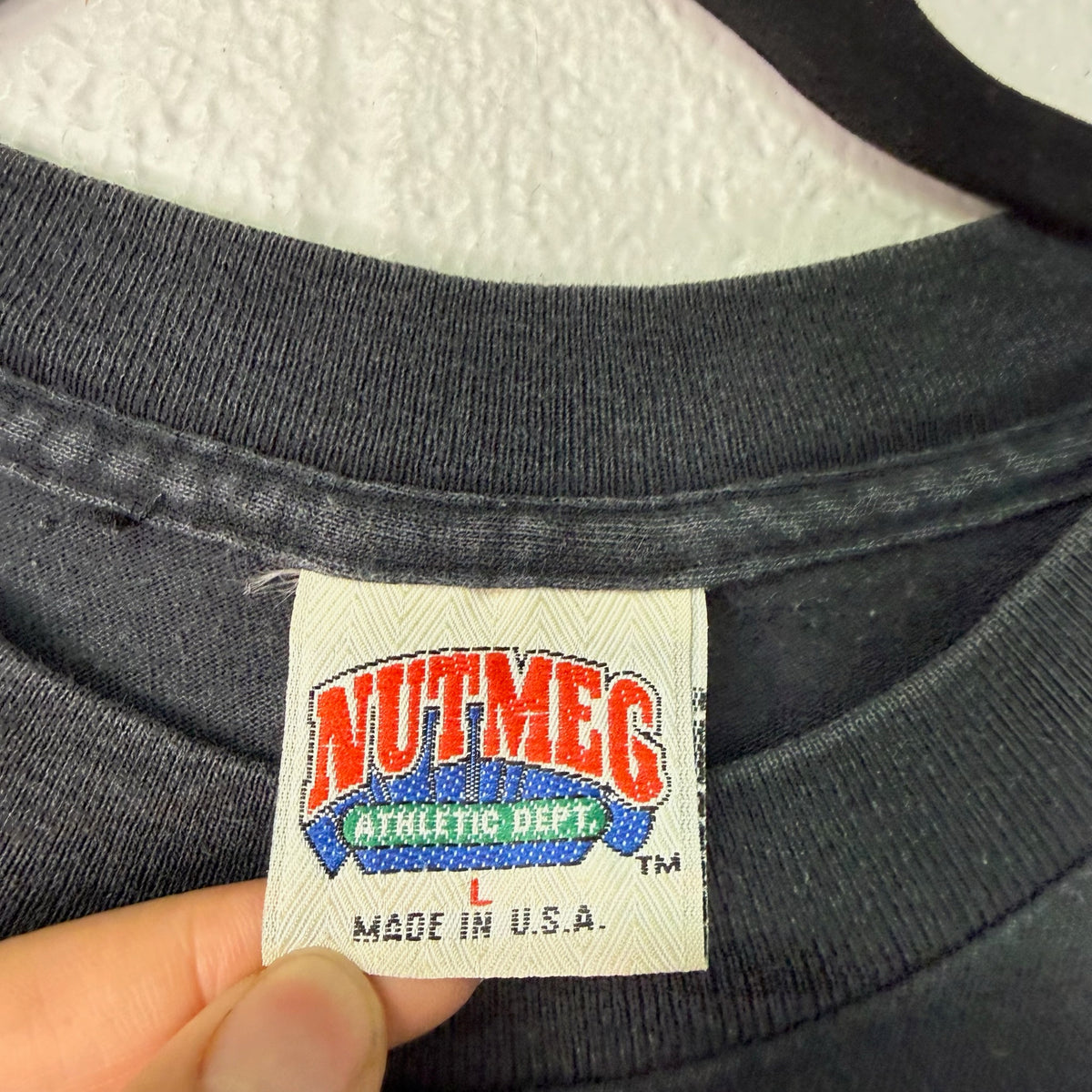 90s Atlanta Hawks Dominique Wilkins Nutmeg NBA Stats T-Shirt Sz L