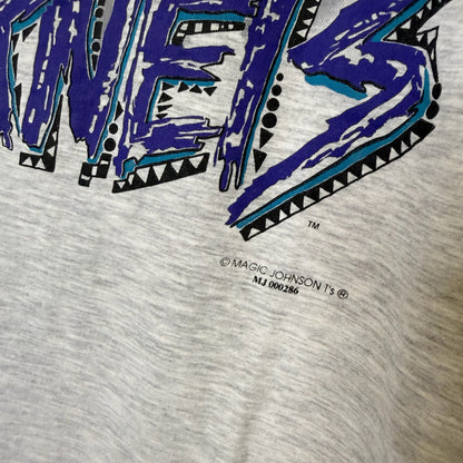 90s Magic Johnson Charlotte Hornets NBA T-Shirt Sz XL (B2899)