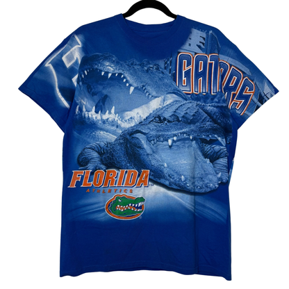90s Florida Gators NCAA AOP T-shirt Sz L (B2816)