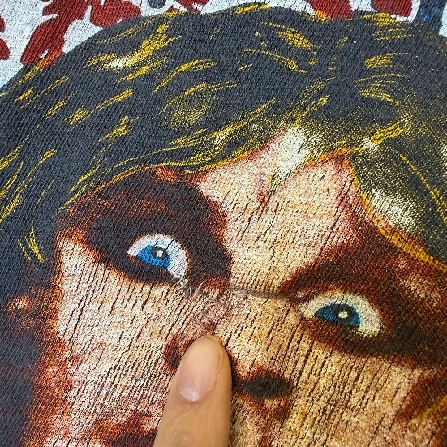 80s Ozzy Osbourne Bark at the Moon Raglan T-shirt Sz M (B375)