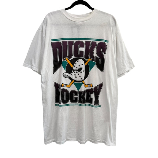 1993 Mighty Ducks NHL T-Shirt Sz 2XL (B1120)