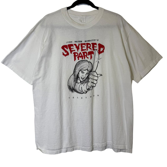 90's Lorena Bobbitt Severed Part Love Hurts T-Shirt Sz XL (B177)