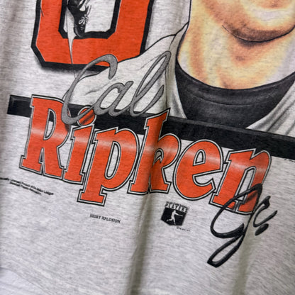 90's Cal Ripken Baltimore Orioles Xplosion NFL T-shirt Sz L (B675)