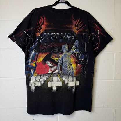 90's Metallica 5 Albums AOP Band T-shirt Sz XL