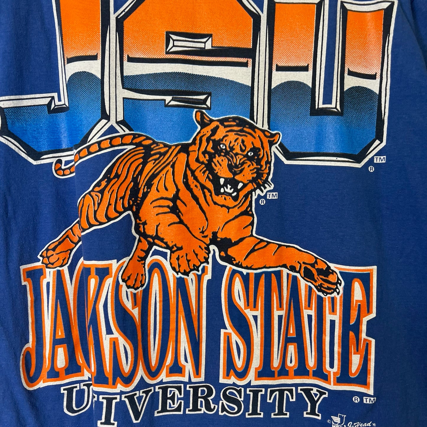 90s Mississippi Jackson State NCAA T-shirt Sz XL (B2444)