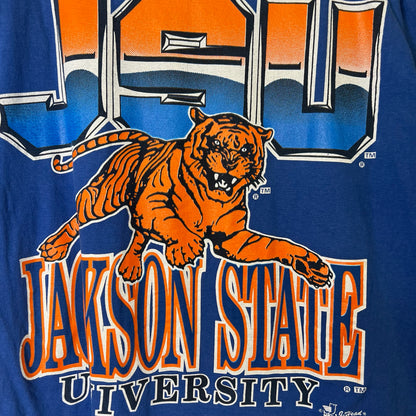 90s Mississippi Jackson State NCAA T-shirt Sz XL (B2444)