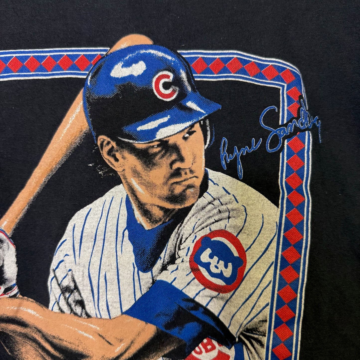 90’s Ryne Sandberg Chicago Cubs MLB T-Shirt Sz XL (B2316)
