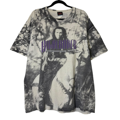 90's Highlander AOP Movie Promo T-shirt Sz XL (B1752)