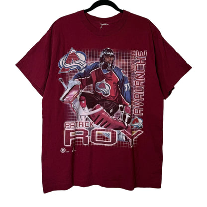 90's Patrick Roy Colarado Avalanche NHL T-shirt Sz XL (B1651)