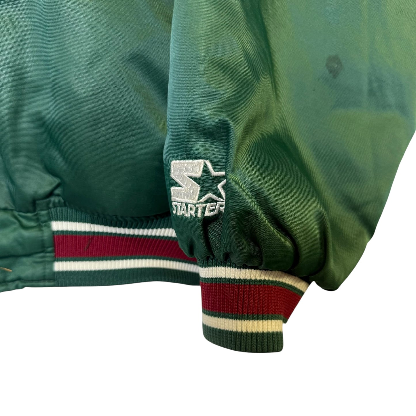 90s Seattle Supersonics NBA Satin Starter Jacket