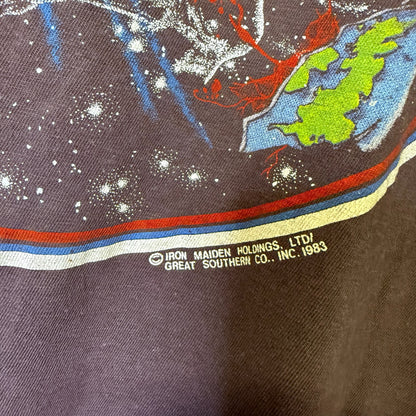 80s Iron Maiden World Piece Tour Shirt (B2501)