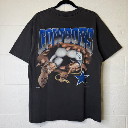 1994 Dallas Cowboys Nutmeg Breakthrough NFL T-shirt Sz L (B2410)