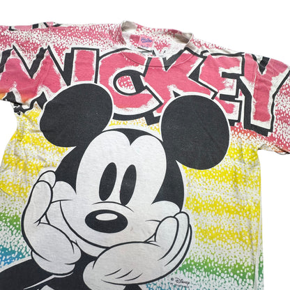 90s Mickey Mouse Disney T-shirt Sz L (A6051)