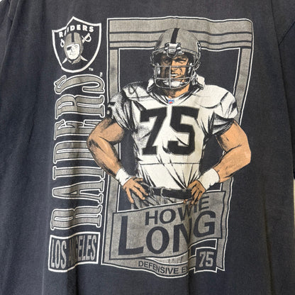 90s Oakland Raiders Nutmeg NFL Player Card T-Shirt