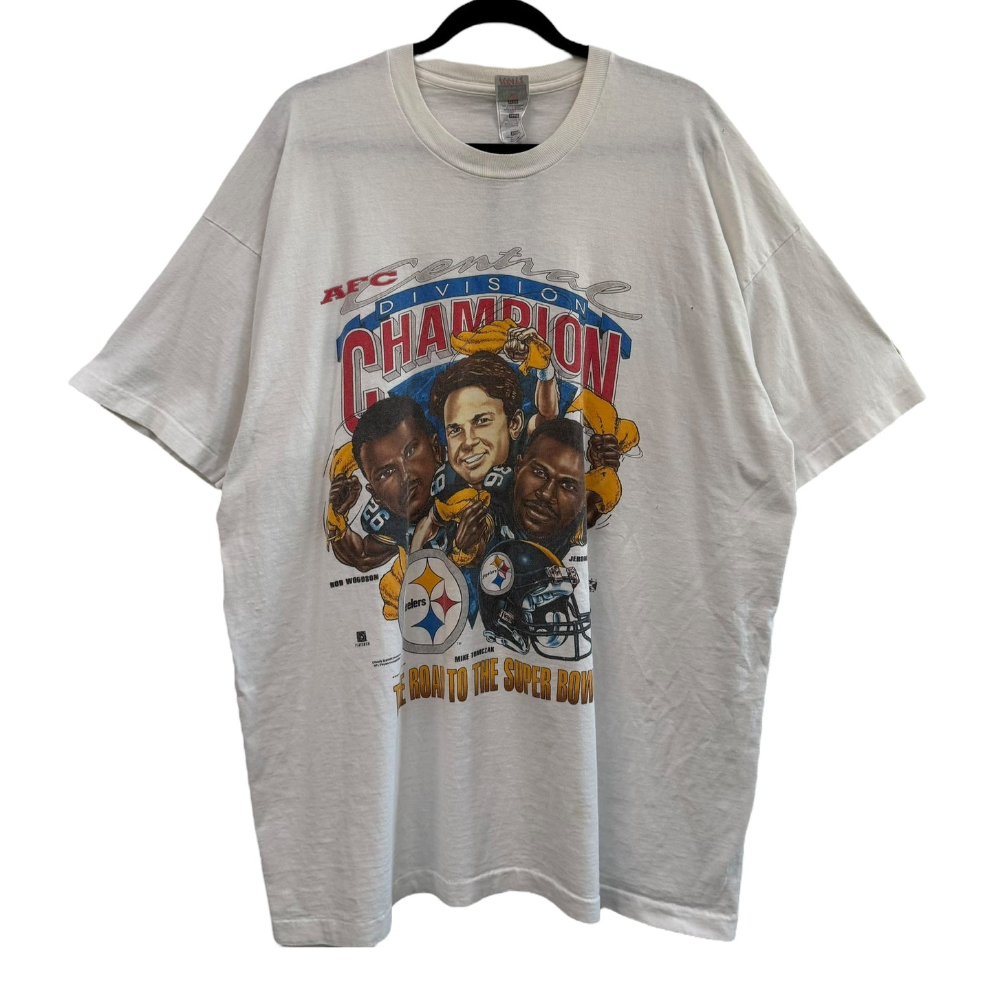 1996 Pittsburgh Steelers NFL Xplosion Caricature T-Shirt Sz 3XL (B1118)