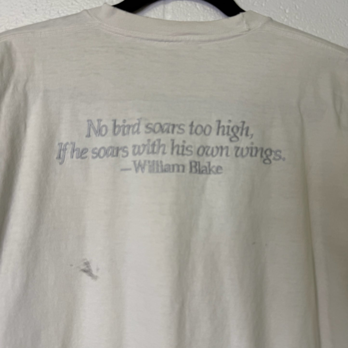 90s Michael Jordan Wings Nike Basketball T-shirt Sz L (B1615)