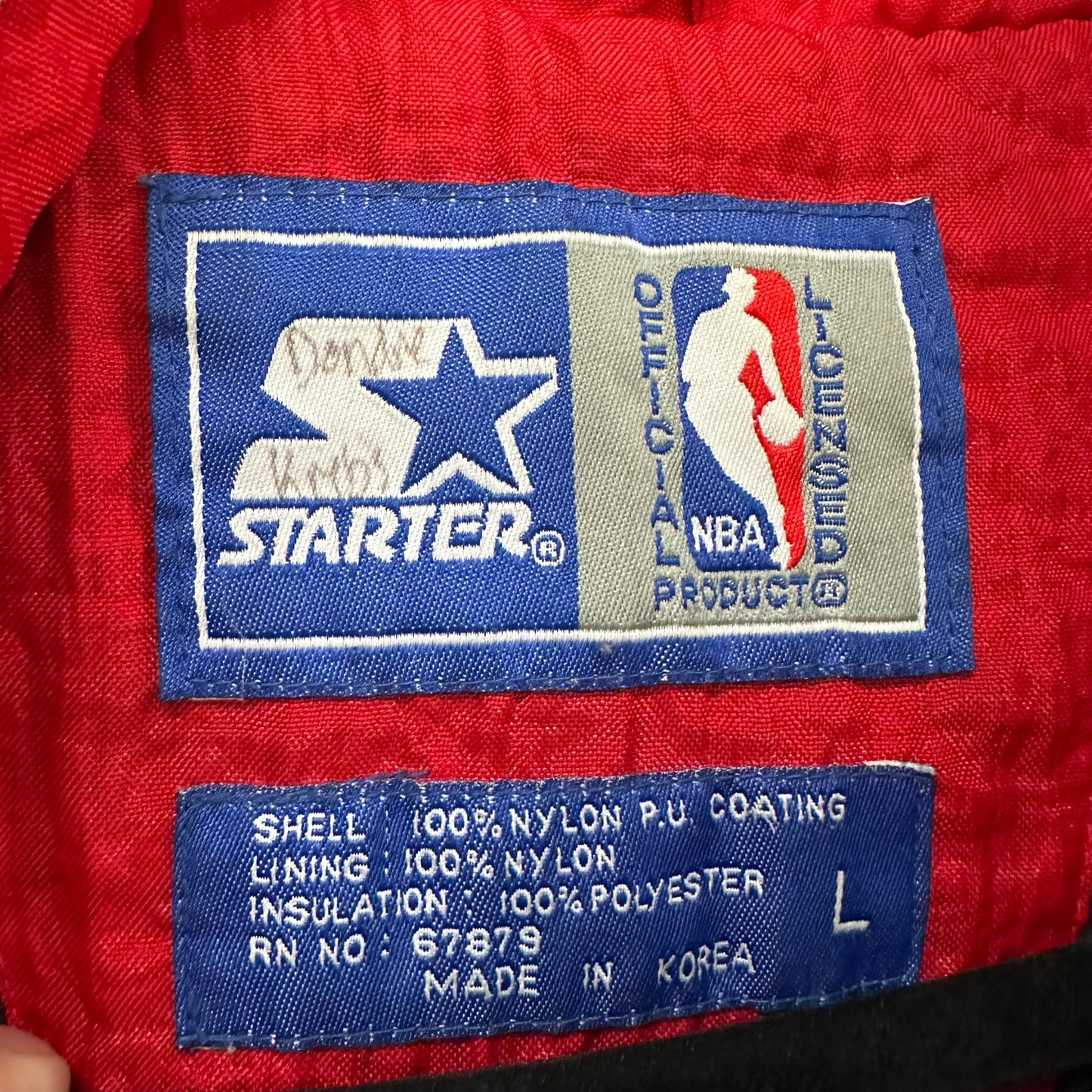 90's Chicago Bulls NBA Starter Jacket Sz XL