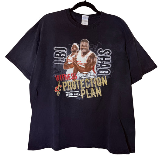 90's Lebron James Shaq NBA T-Shirt Sz XL (B2397)