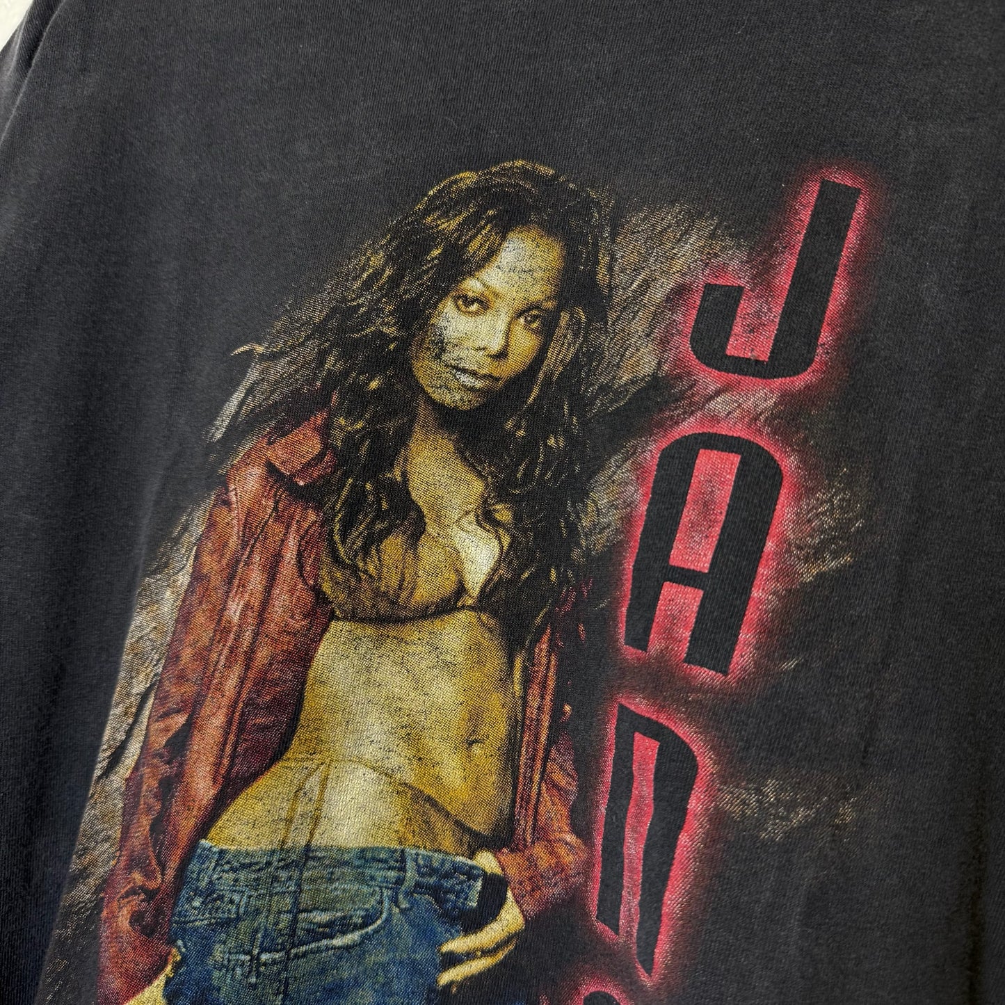 90's Janet Jackson Tour T-Shirt Sz L (B2258)
