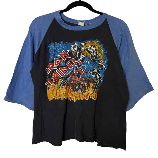 80s Iron Maiden Beast Raglan Shirt (B381)