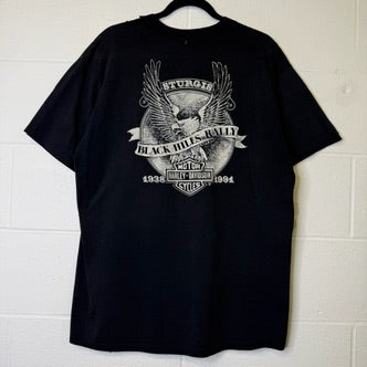 1991 Sturgis South Dakota Black Hills Rally T-Shirt (B1458)