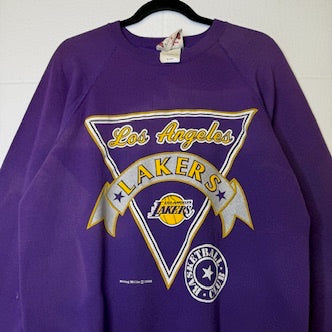 1988 Los Angeles Lakers NBA Crewneck Sz M (A8554)