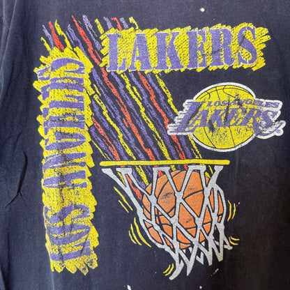 90's LA Lakers Nutmeg NBA T-Shirt Sz XL (B2533)