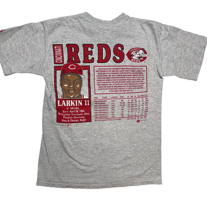 1991 Barry Larkin Cincinnati Reds T-shirt Sz L (X850)