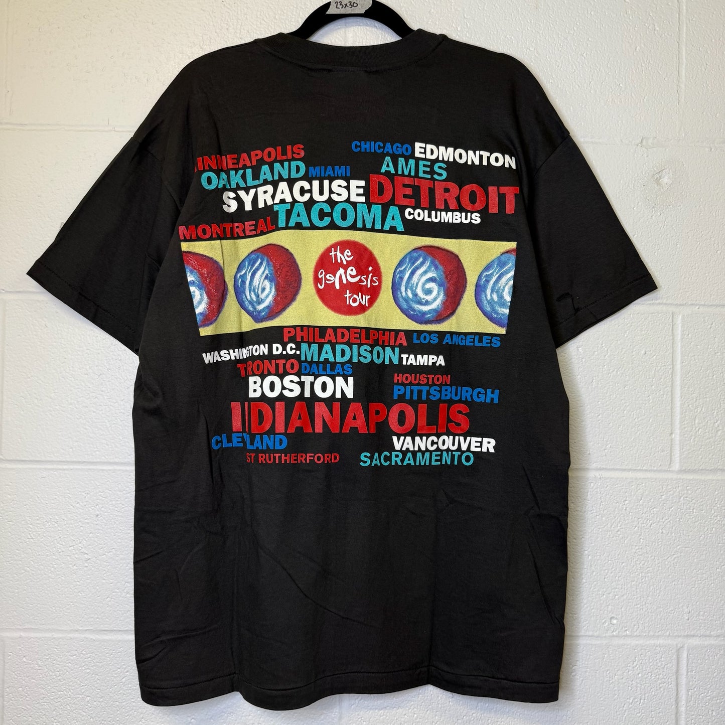 1992 Genesis Tour T-Shirt Sz XL (B1745)