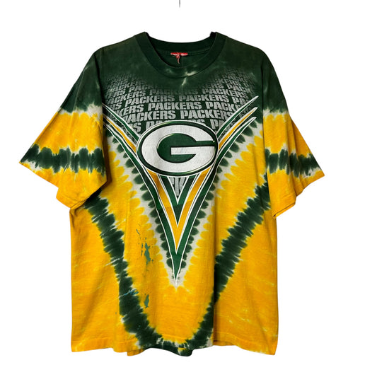 2000's Green Bay Packers NFL AOP T-Shirt Sz XL (A804)