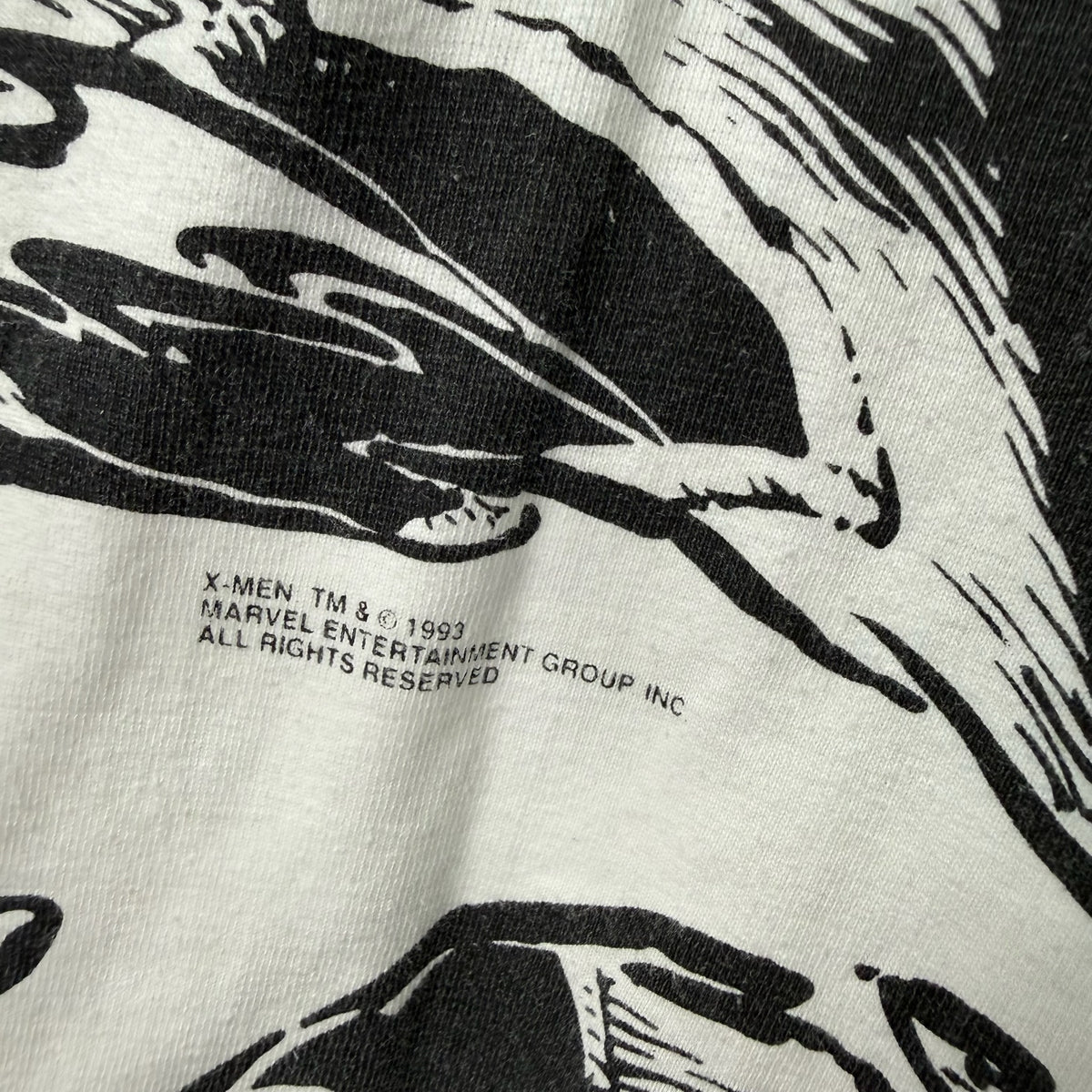 1993 Marvel X-Men All Over Print T-Shirt Sz XL